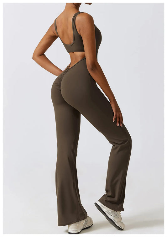 חליפת יוגה ארוכה-פיטנס - Outfitoasis חליפת יוגה ארוכה-פיטנס Outfitoasis Outfitoasis