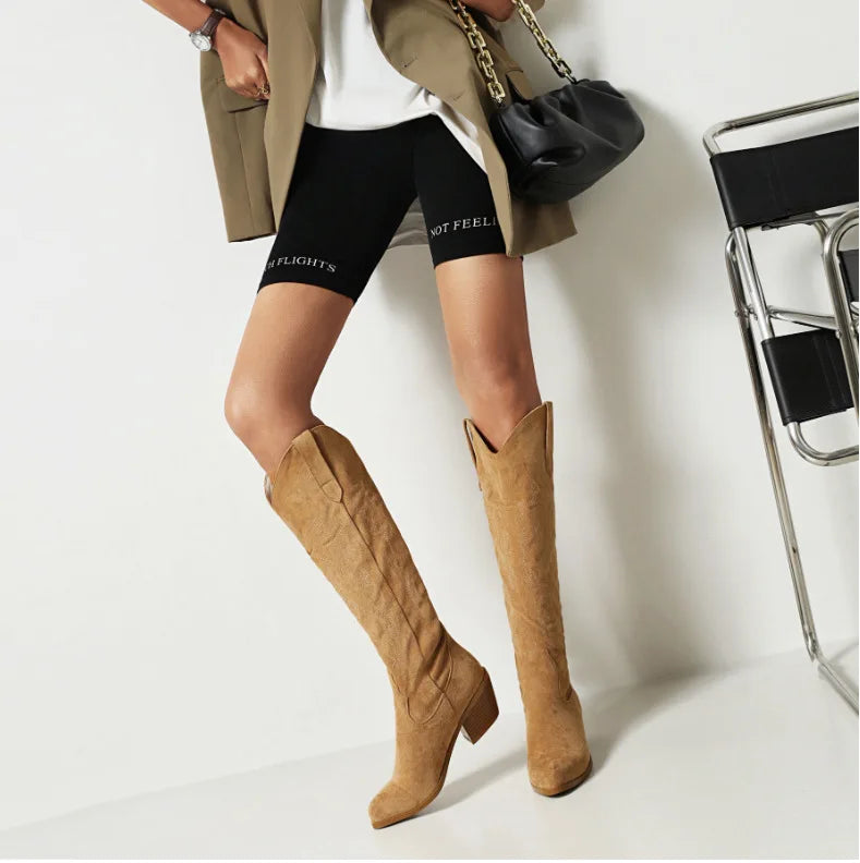 מגף אביר גבוה-לונה - Outfitoasis מגף אביר גבוה-לונה Outfitoasis Outfitoasis
